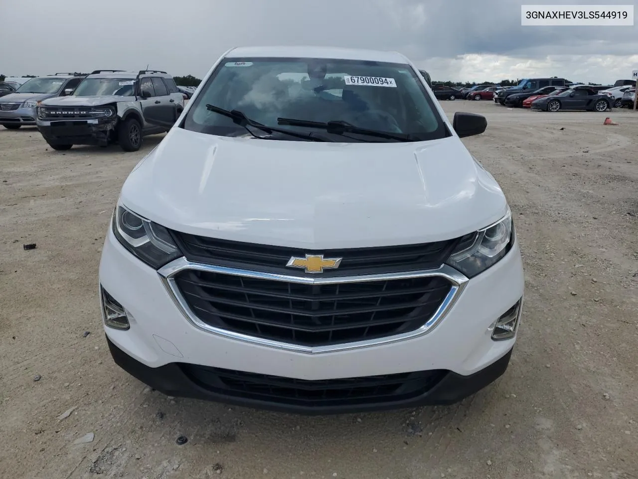 2020 Chevrolet Equinox Ls VIN: 3GNAXHEV3LS544919 Lot: 67900094