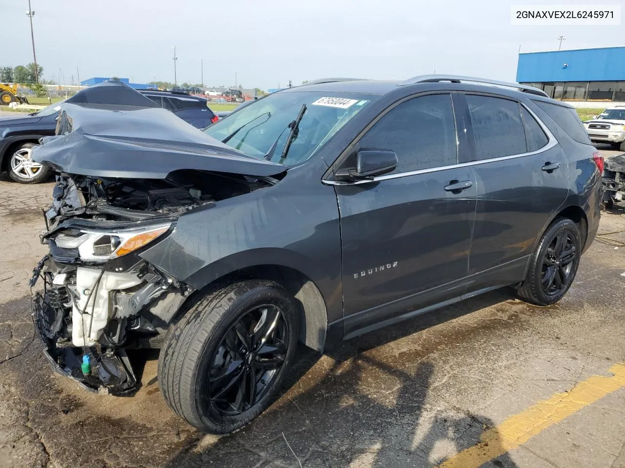 2020 Chevrolet Equinox Lt VIN: 2GNAXVEX2L6245971 Lot: 67950044