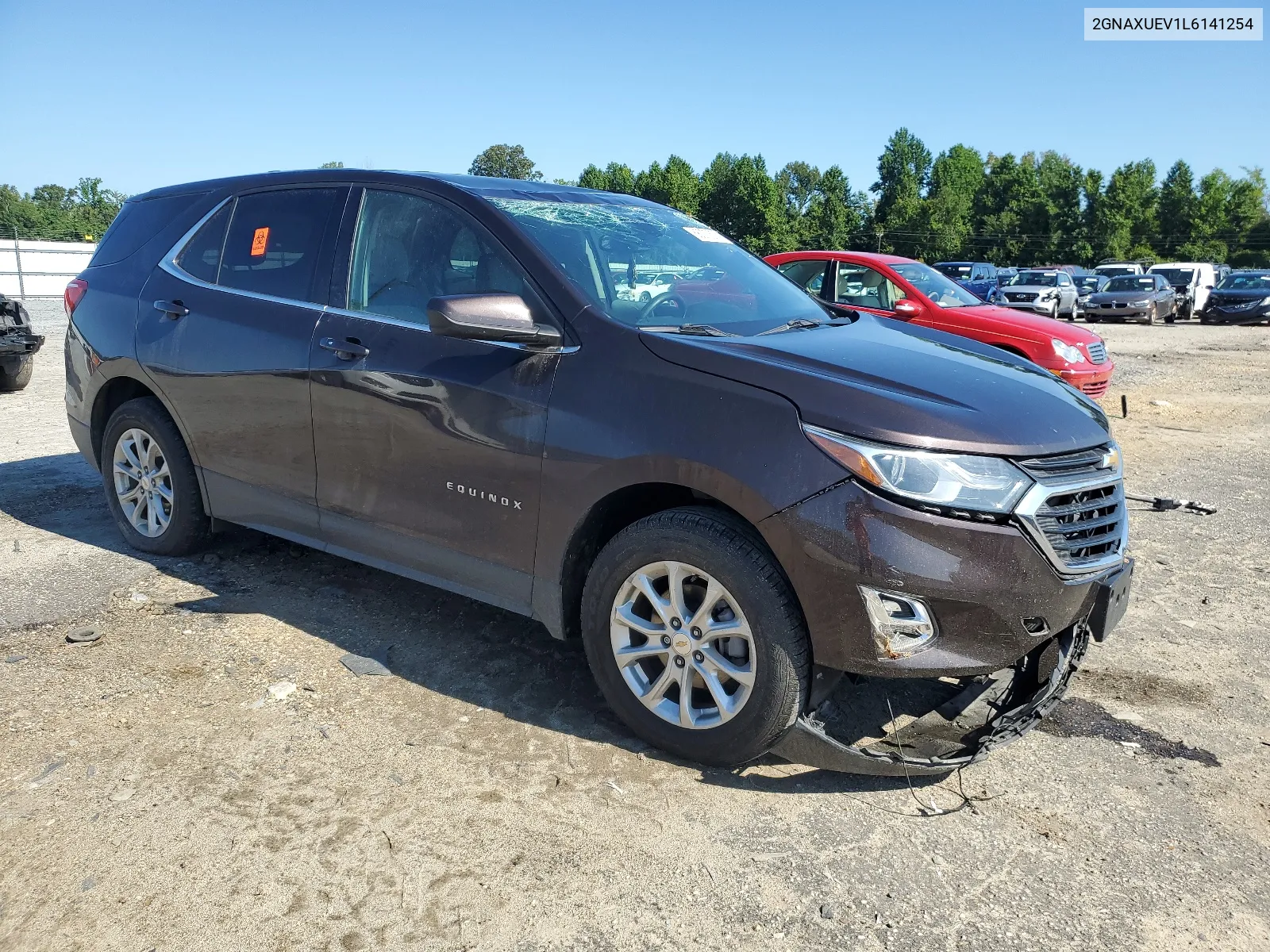 2020 Chevrolet Equinox Lt VIN: 2GNAXUEV1L6141254 Lot: 68072604