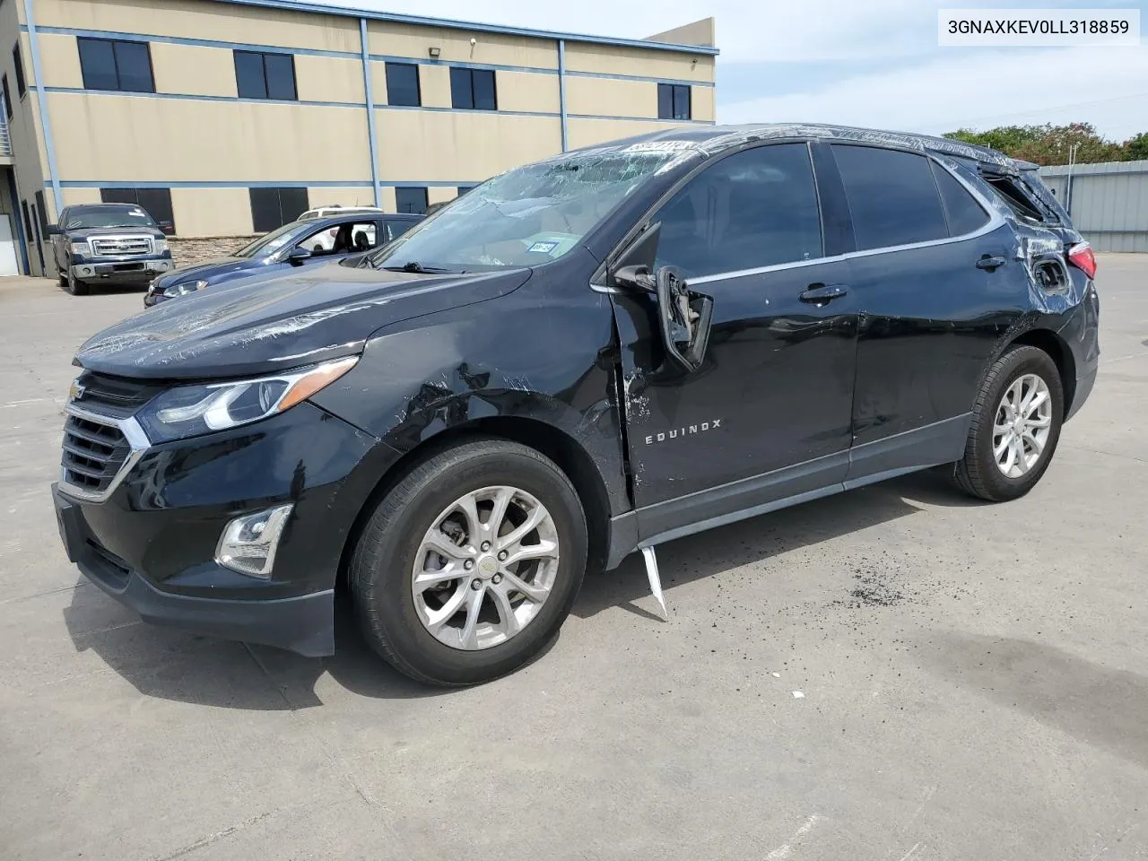 2020 Chevrolet Equinox Lt VIN: 3GNAXKEV0LL318859 Lot: 68121114