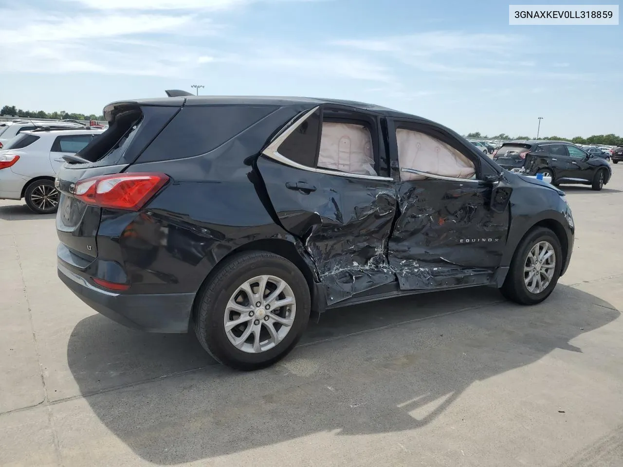 2020 Chevrolet Equinox Lt VIN: 3GNAXKEV0LL318859 Lot: 68121114