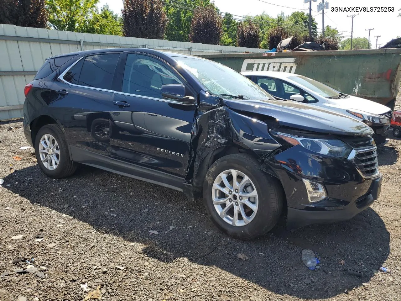 2020 Chevrolet Equinox Lt VIN: 3GNAXKEV8LS725253 Lot: 68237614