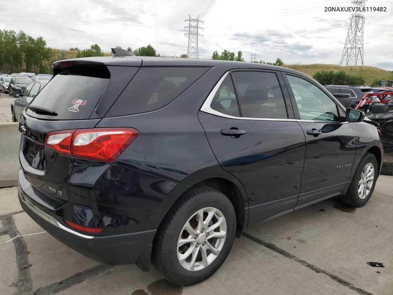 2020 Chevrolet Equinox Lt VIN: 2GNAXUEV3L6119482 Lot: 68321484