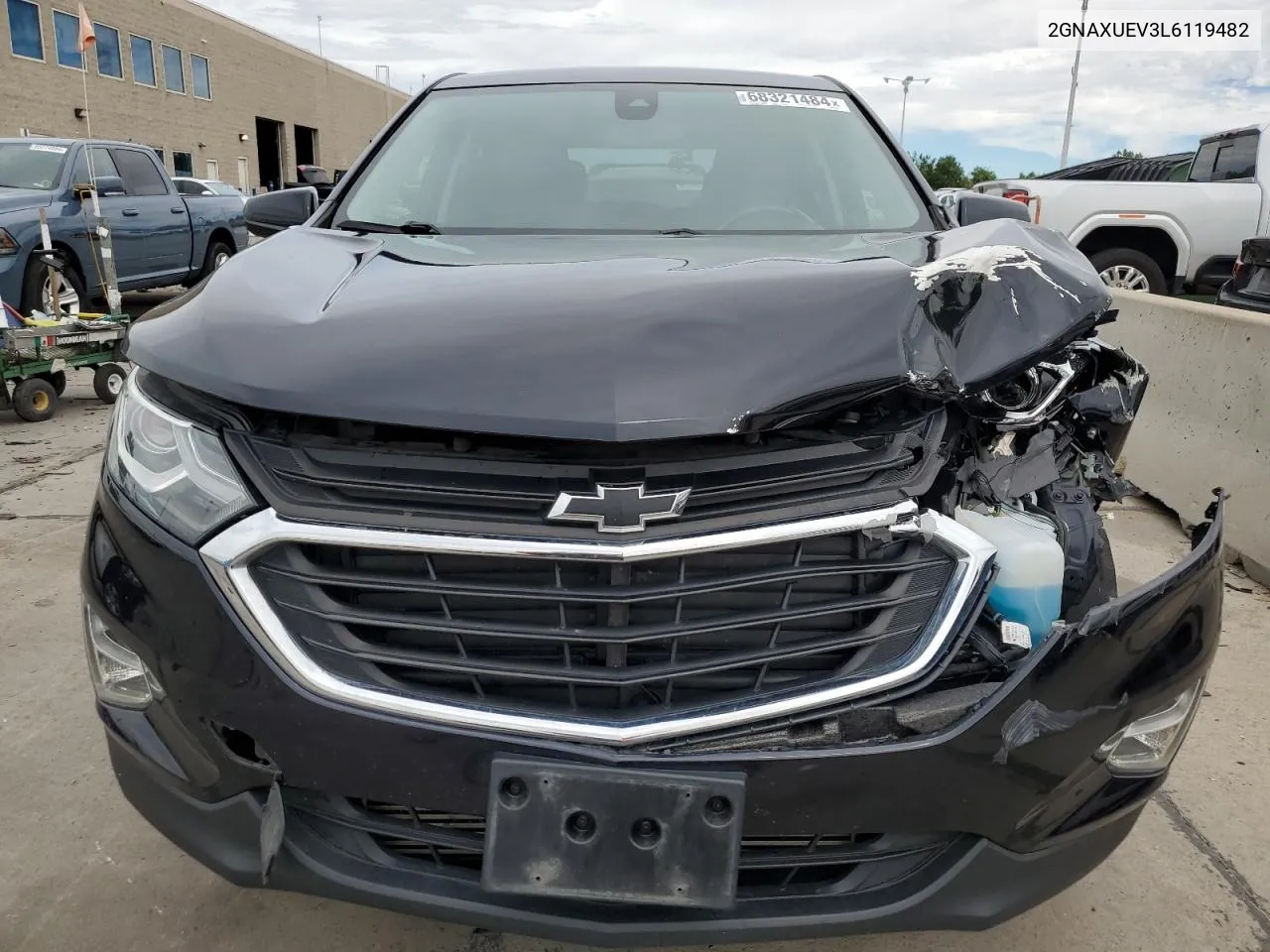 2020 Chevrolet Equinox Lt VIN: 2GNAXUEV3L6119482 Lot: 68321484