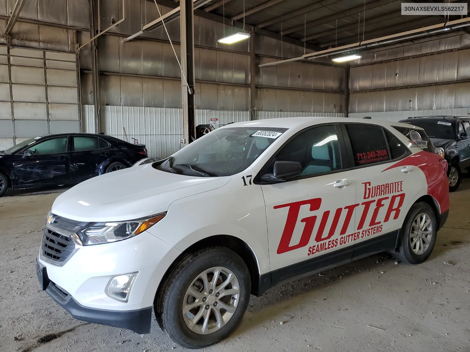 2020 Chevrolet Equinox Ls VIN: 3GNAXSEVXLS562217 Lot: 68352024