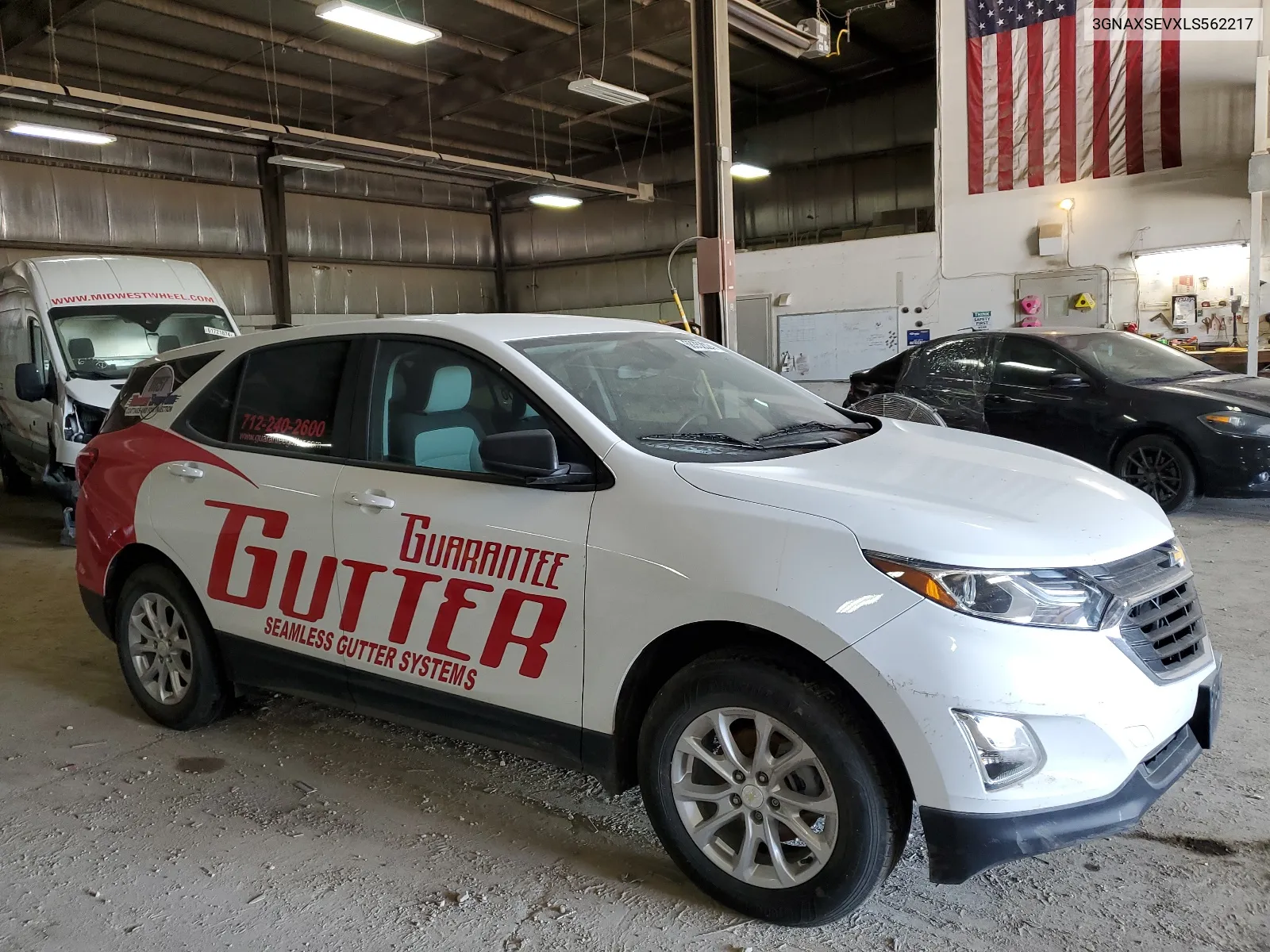 2020 Chevrolet Equinox Ls VIN: 3GNAXSEVXLS562217 Lot: 68352024