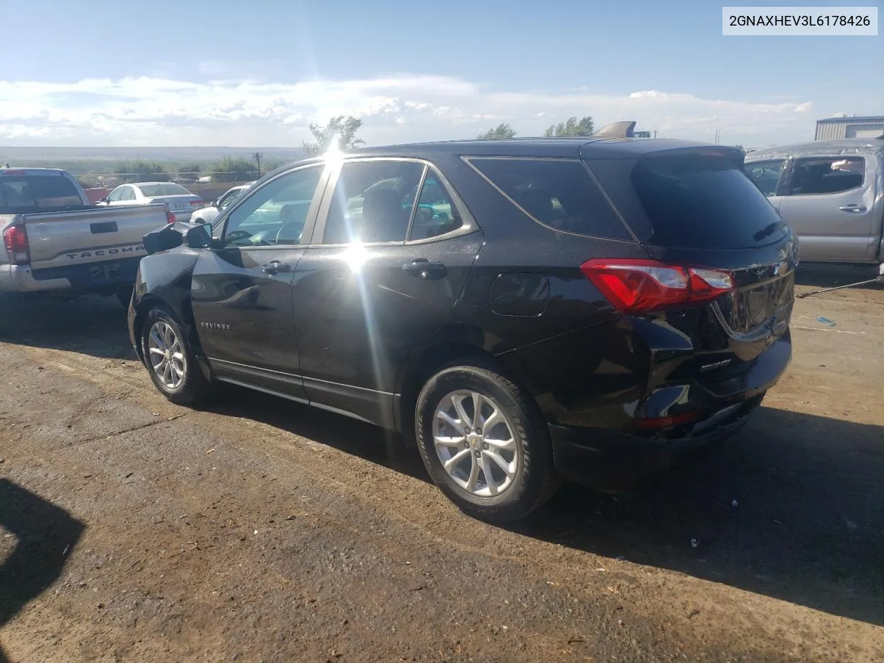 2020 Chevrolet Equinox Ls VIN: 2GNAXHEV3L6178426 Lot: 68352214