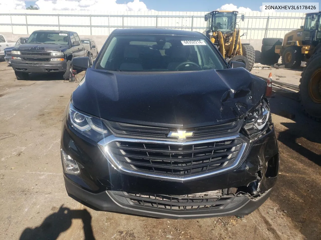 2020 Chevrolet Equinox Ls VIN: 2GNAXHEV3L6178426 Lot: 68352214