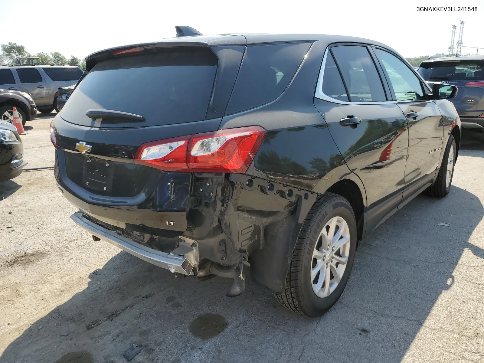 2020 Chevrolet Equinox Lt VIN: 3GNAXKEV3LL241548 Lot: 68360354