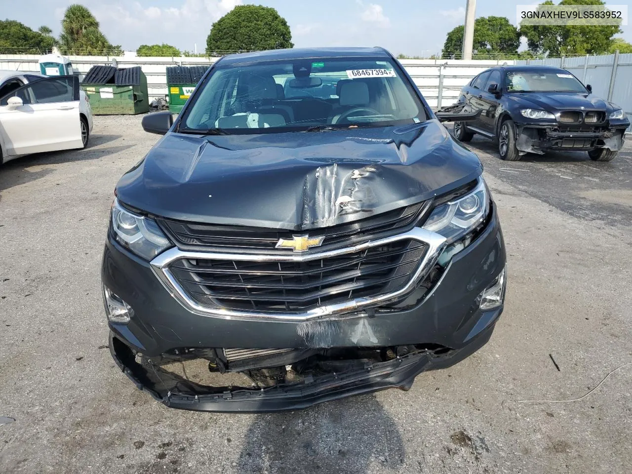 2020 Chevrolet Equinox Ls VIN: 3GNAXHEV9LS583952 Lot: 68467394