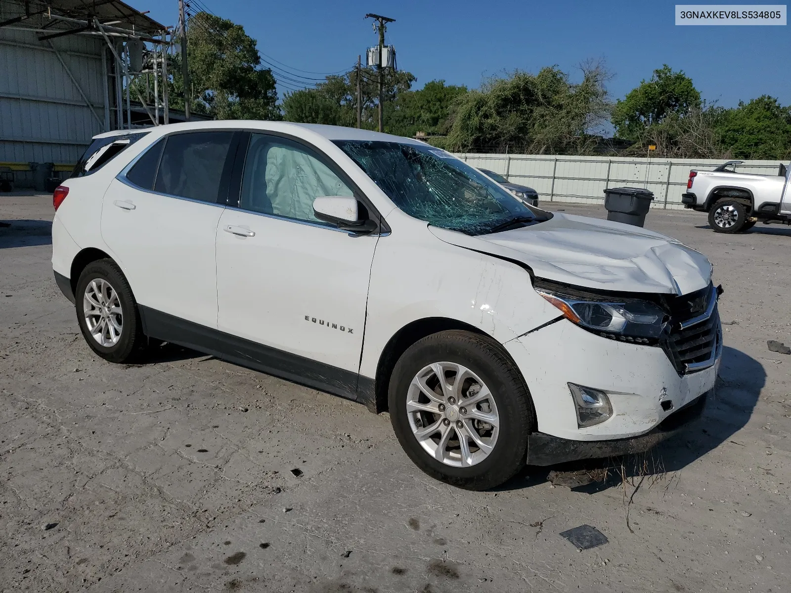 2020 Chevrolet Equinox Lt VIN: 3GNAXKEV8LS534805 Lot: 68480644