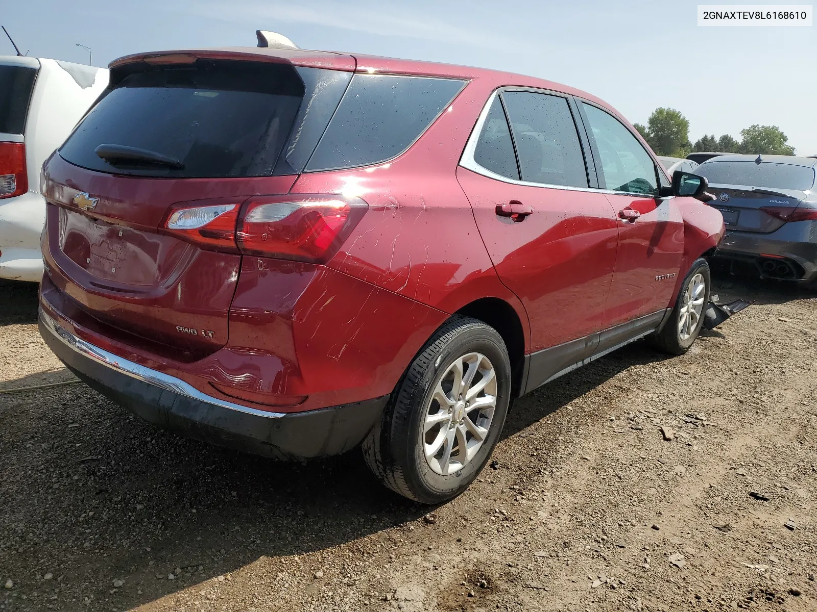 2020 Chevrolet Equinox Lt VIN: 2GNAXTEV8L6168610 Lot: 68495364