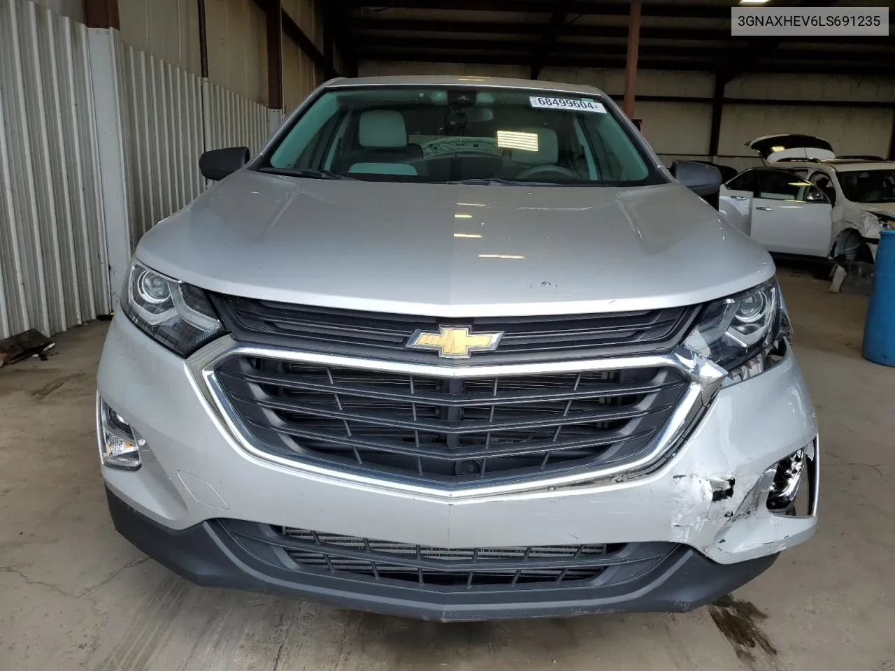 2020 Chevrolet Equinox Ls VIN: 3GNAXHEV6LS691235 Lot: 68499604