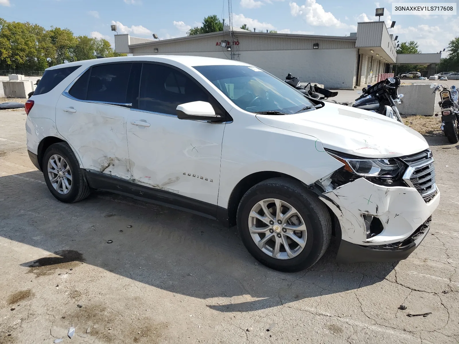 2020 Chevrolet Equinox Lt VIN: 3GNAXKEV1LS717608 Lot: 68707524