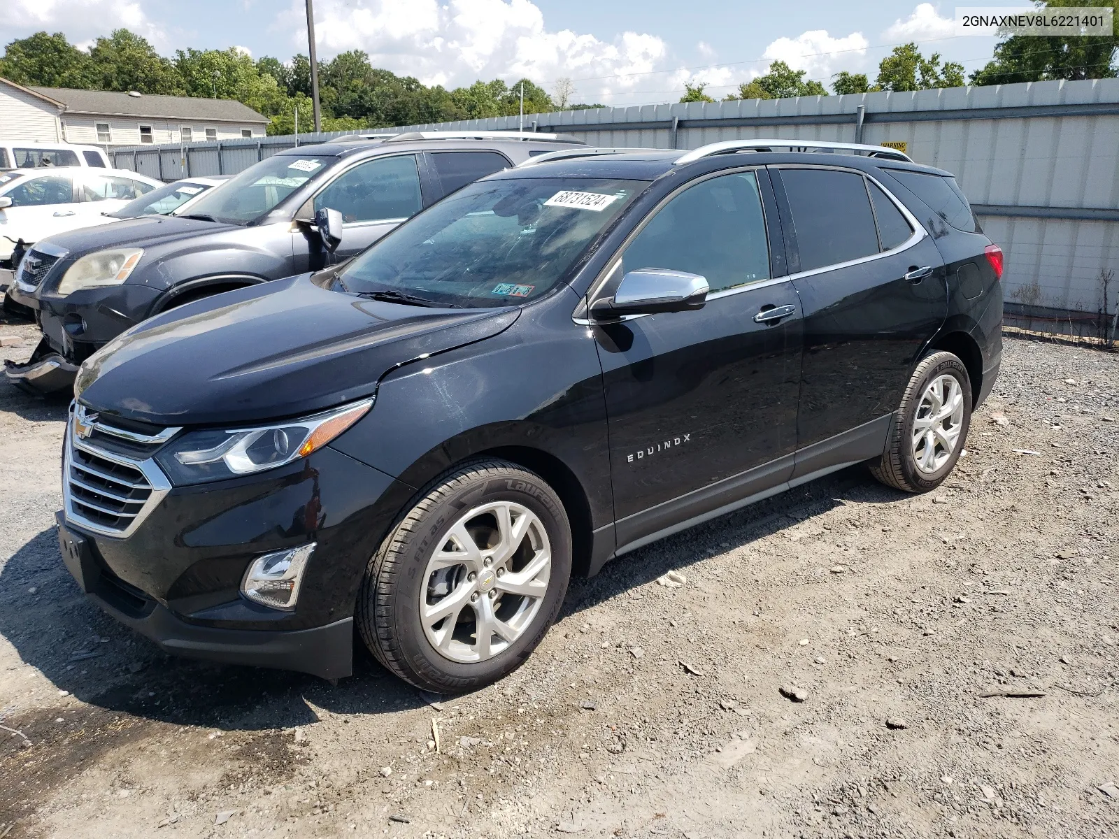 2020 Chevrolet Equinox Premier VIN: 2GNAXNEV8L6221401 Lot: 68731524