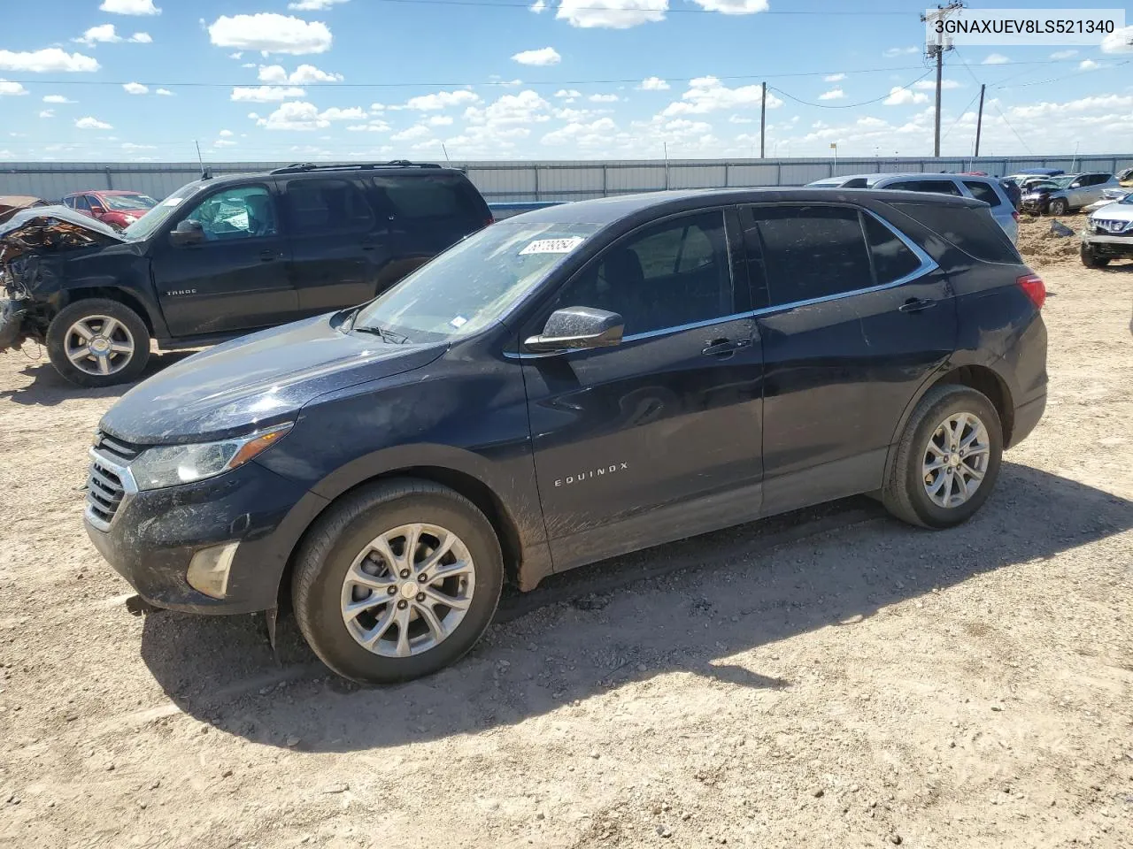 2020 Chevrolet Equinox Lt VIN: 3GNAXUEV8LS521340 Lot: 68739354