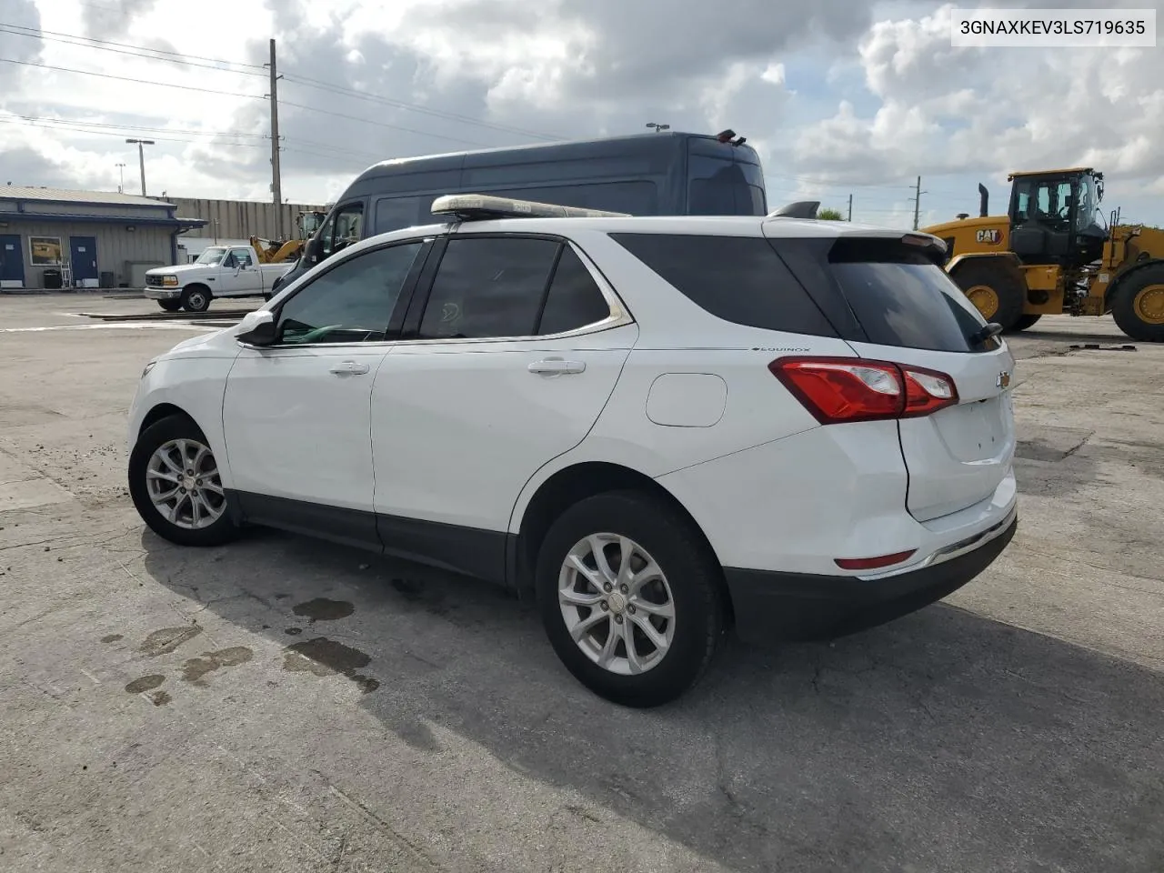 2020 Chevrolet Equinox Lt VIN: 3GNAXKEV3LS719635 Lot: 68771904