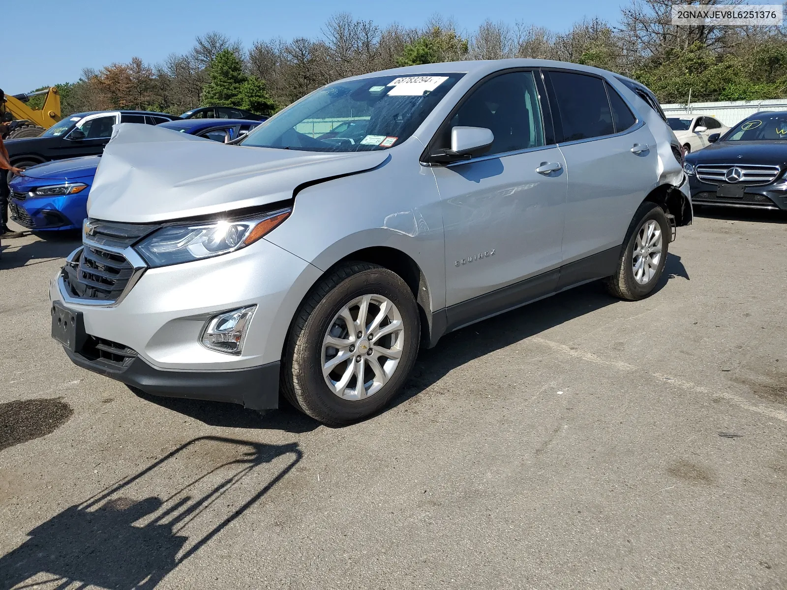 2020 Chevrolet Equinox Lt VIN: 2GNAXJEV8L6251376 Lot: 68783294