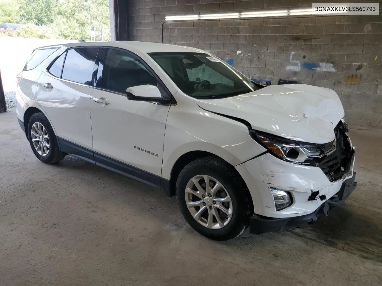 2020 Chevrolet Equinox Lt VIN: 3GNAXKEV3LS560793 Lot: 68909474