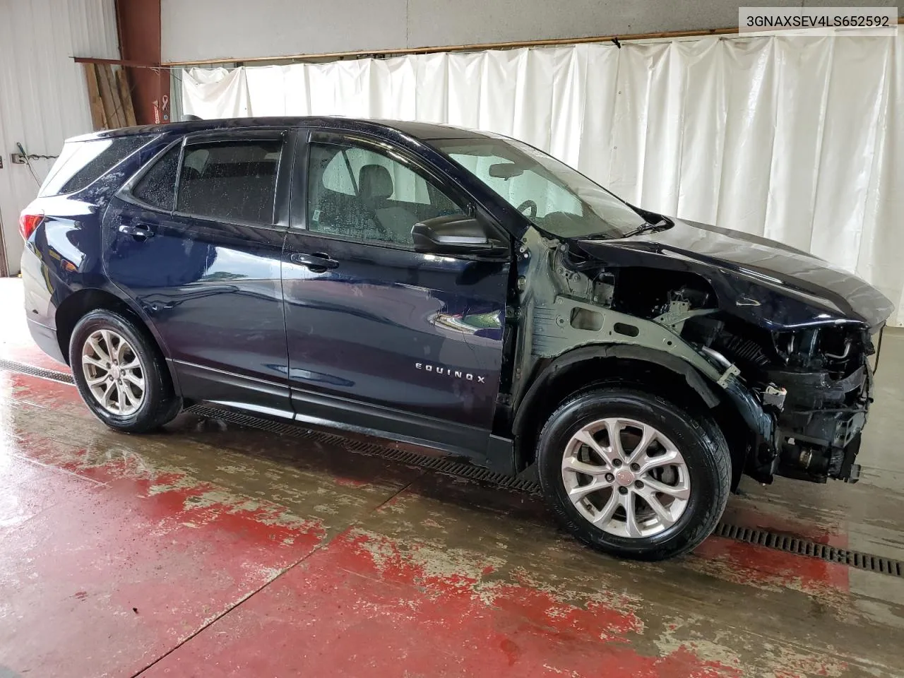 2020 Chevrolet Equinox Ls VIN: 3GNAXSEV4LS652592 Lot: 69013384