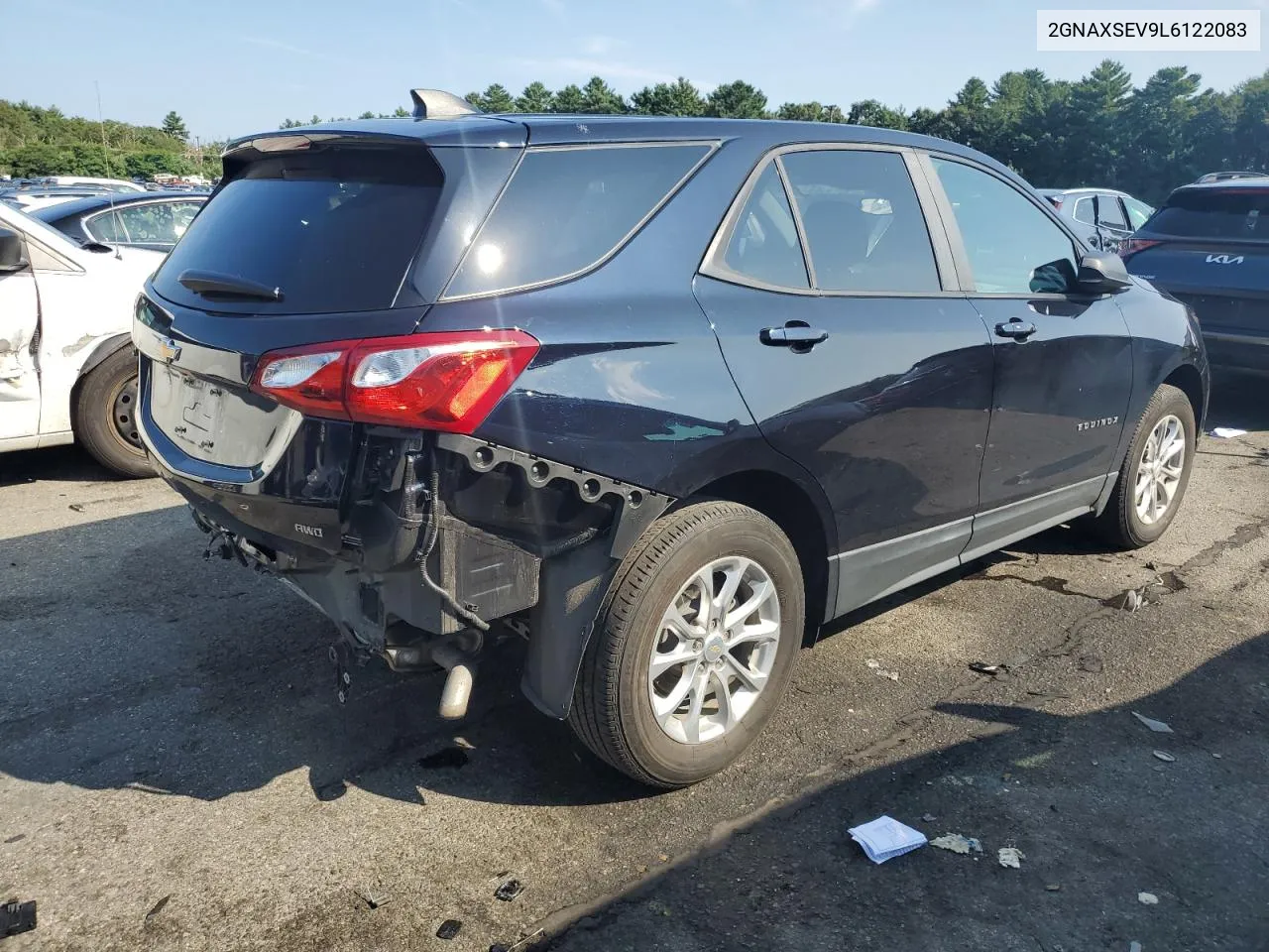 2020 Chevrolet Equinox Ls VIN: 2GNAXSEV9L6122083 Lot: 69016654