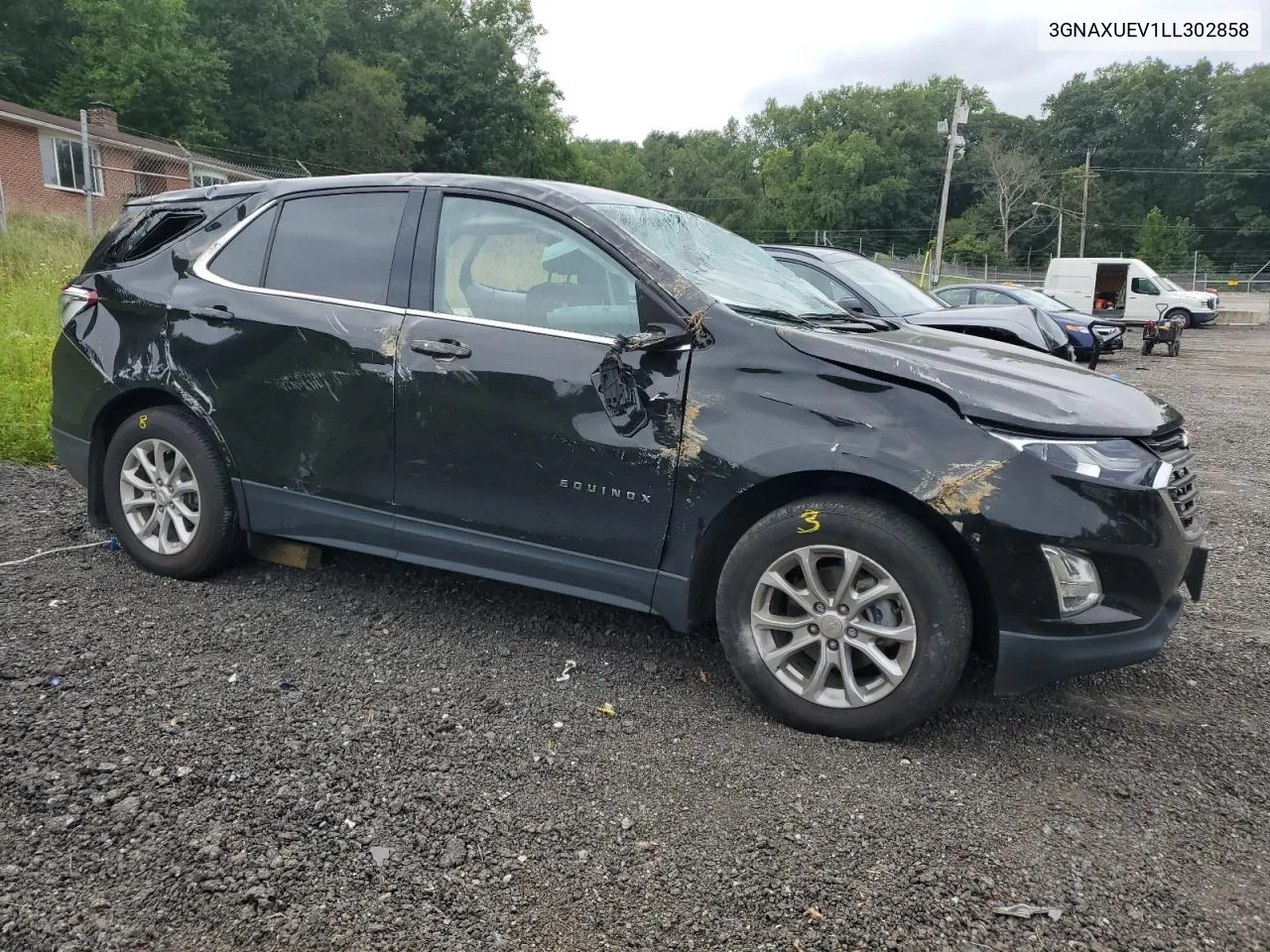 2020 Chevrolet Equinox Lt VIN: 3GNAXUEV1LL302858 Lot: 69030764