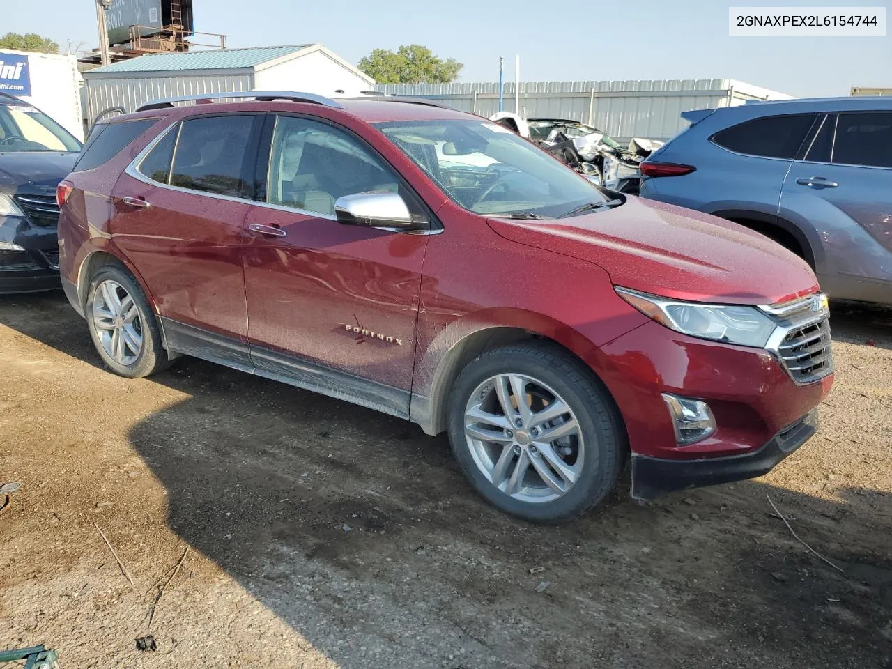 2020 Chevrolet Equinox Premier VIN: 2GNAXPEX2L6154744 Lot: 69056004