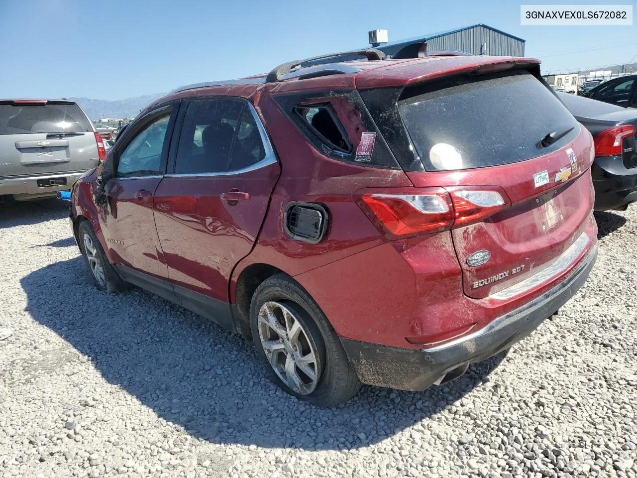 2020 Chevrolet Equinox Lt VIN: 3GNAXVEX0LS672082 Lot: 69063674