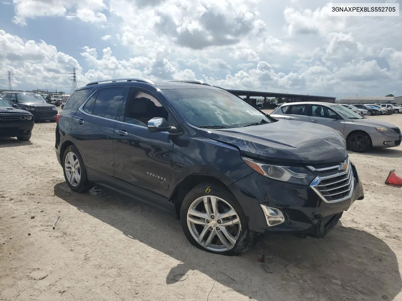 2020 Chevrolet Equinox Premier VIN: 3GNAXPEX8LS552705 Lot: 69112184