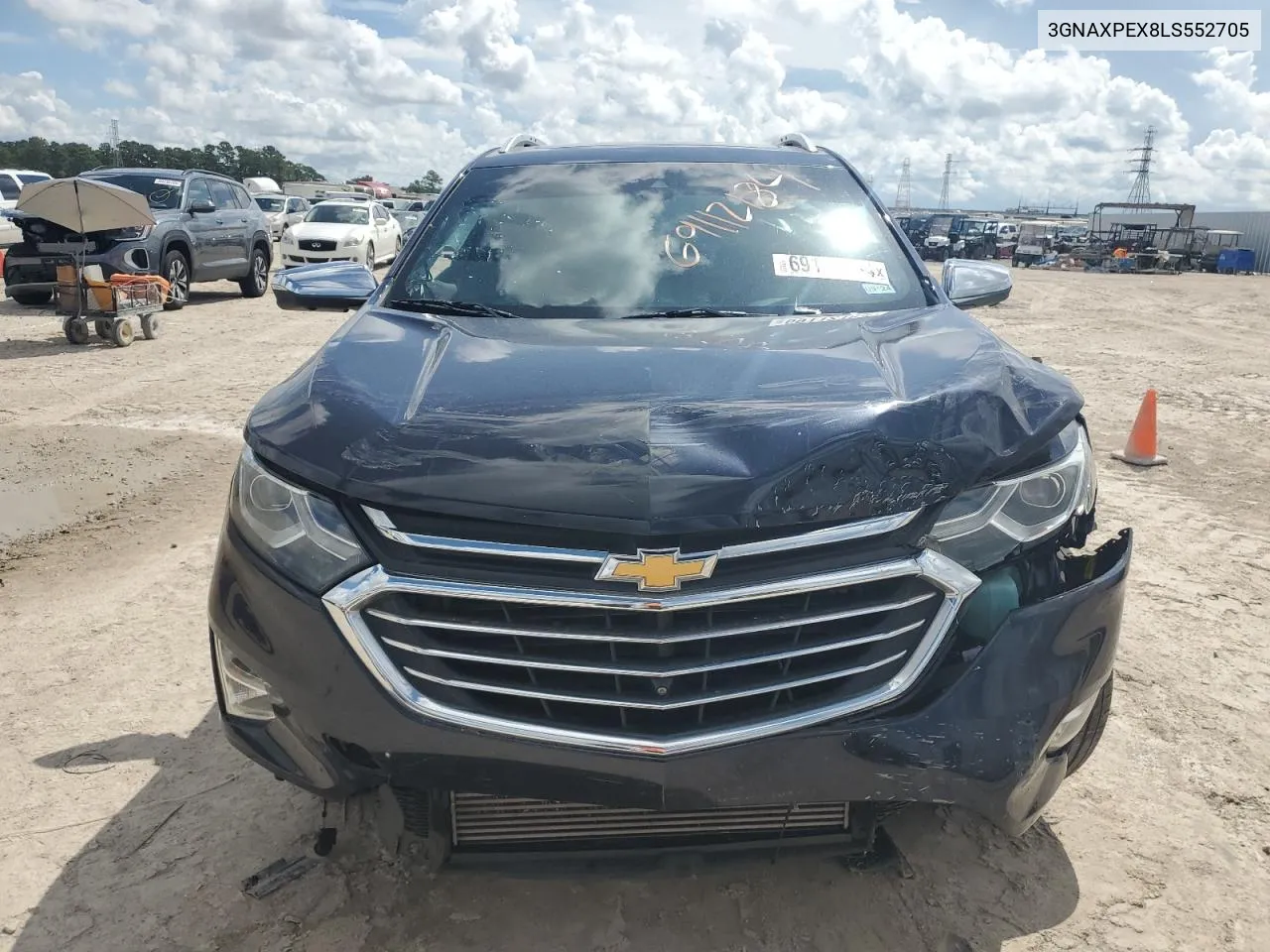 2020 Chevrolet Equinox Premier VIN: 3GNAXPEX8LS552705 Lot: 69112184