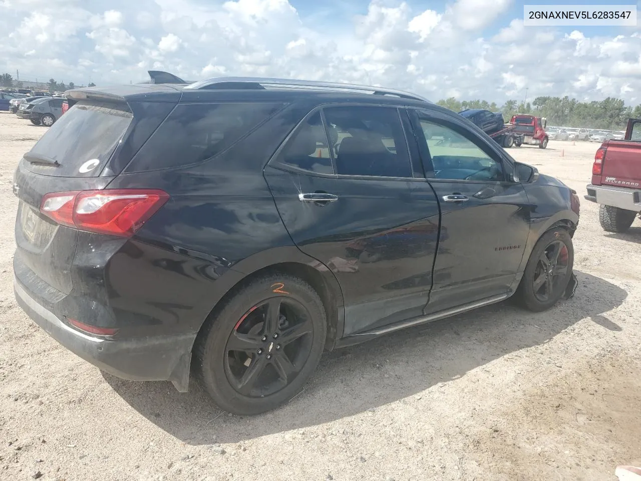 2020 Chevrolet Equinox Premier VIN: 2GNAXNEV5L6283547 Lot: 69127354