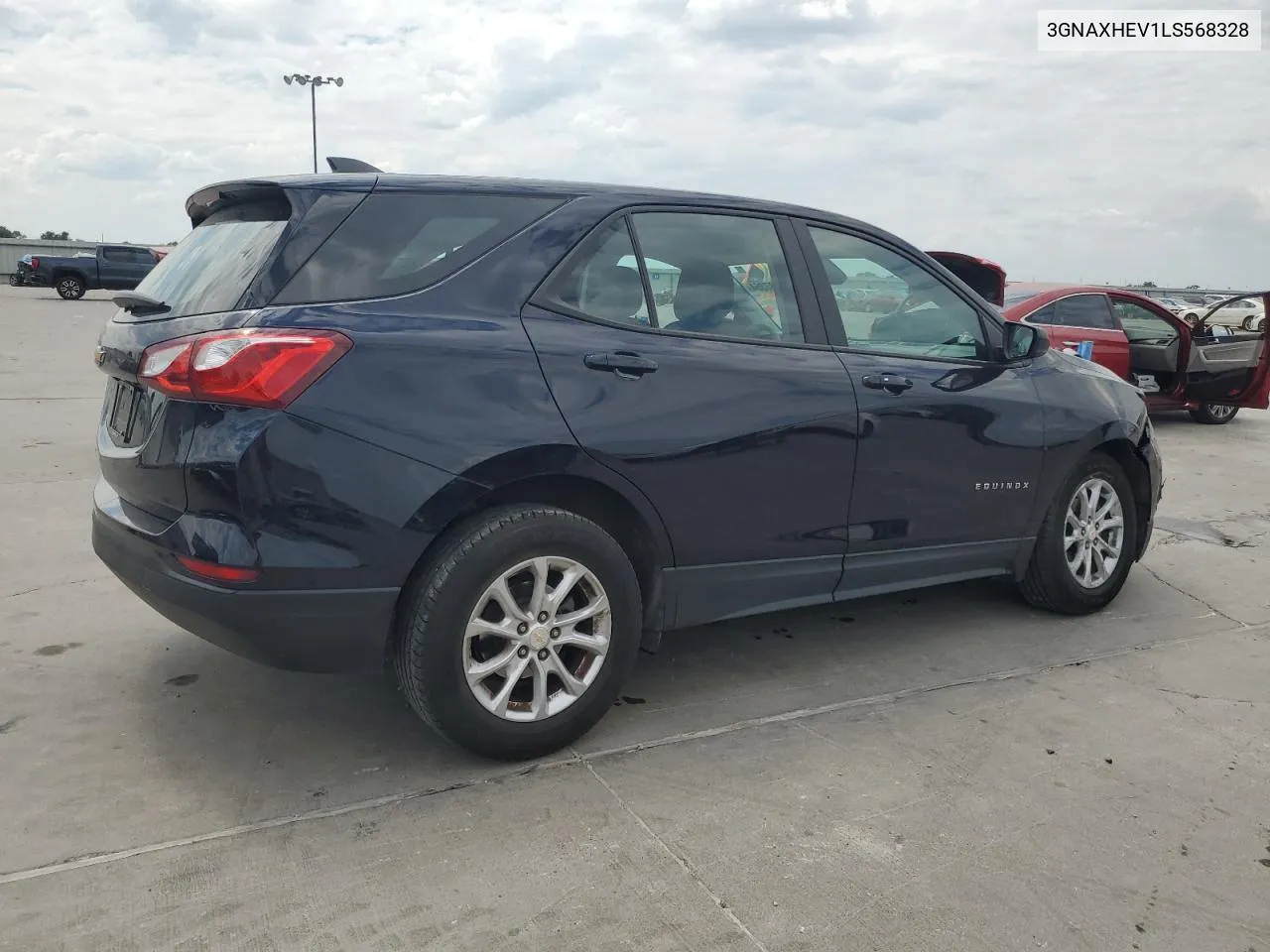 2020 Chevrolet Equinox Ls VIN: 3GNAXHEV1LS568328 Lot: 69187364