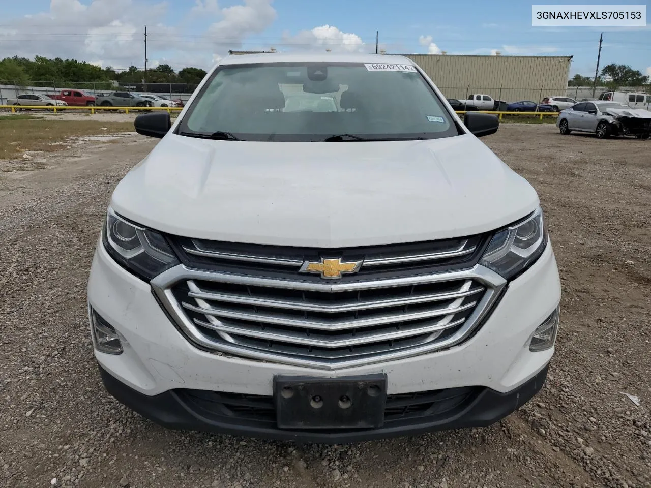 2020 Chevrolet Equinox Ls VIN: 3GNAXHEVXLS705153 Lot: 69242114