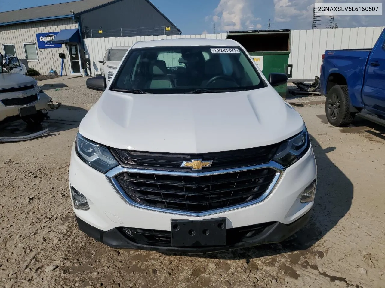 2020 Chevrolet Equinox Ls VIN: 2GNAXSEV5L6160507 Lot: 69281494