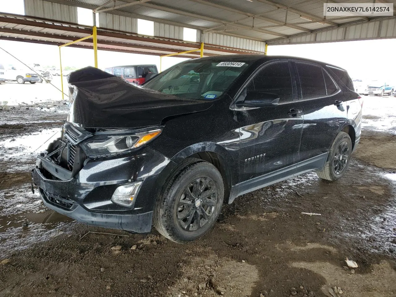 2020 Chevrolet Equinox Lt VIN: 2GNAXKEV7L6142574 Lot: 69309414