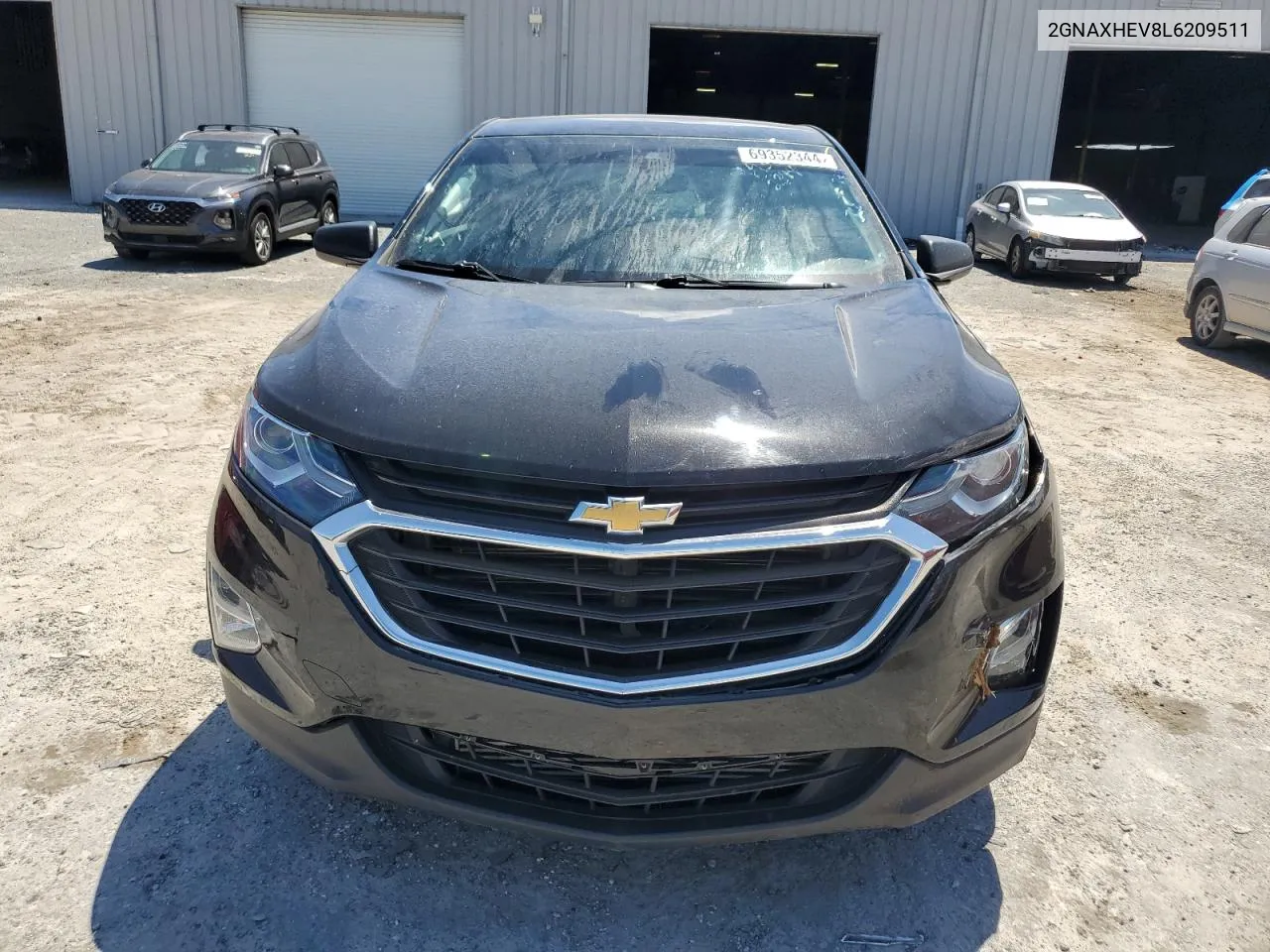 2020 Chevrolet Equinox Ls VIN: 2GNAXHEV8L6209511 Lot: 69352344