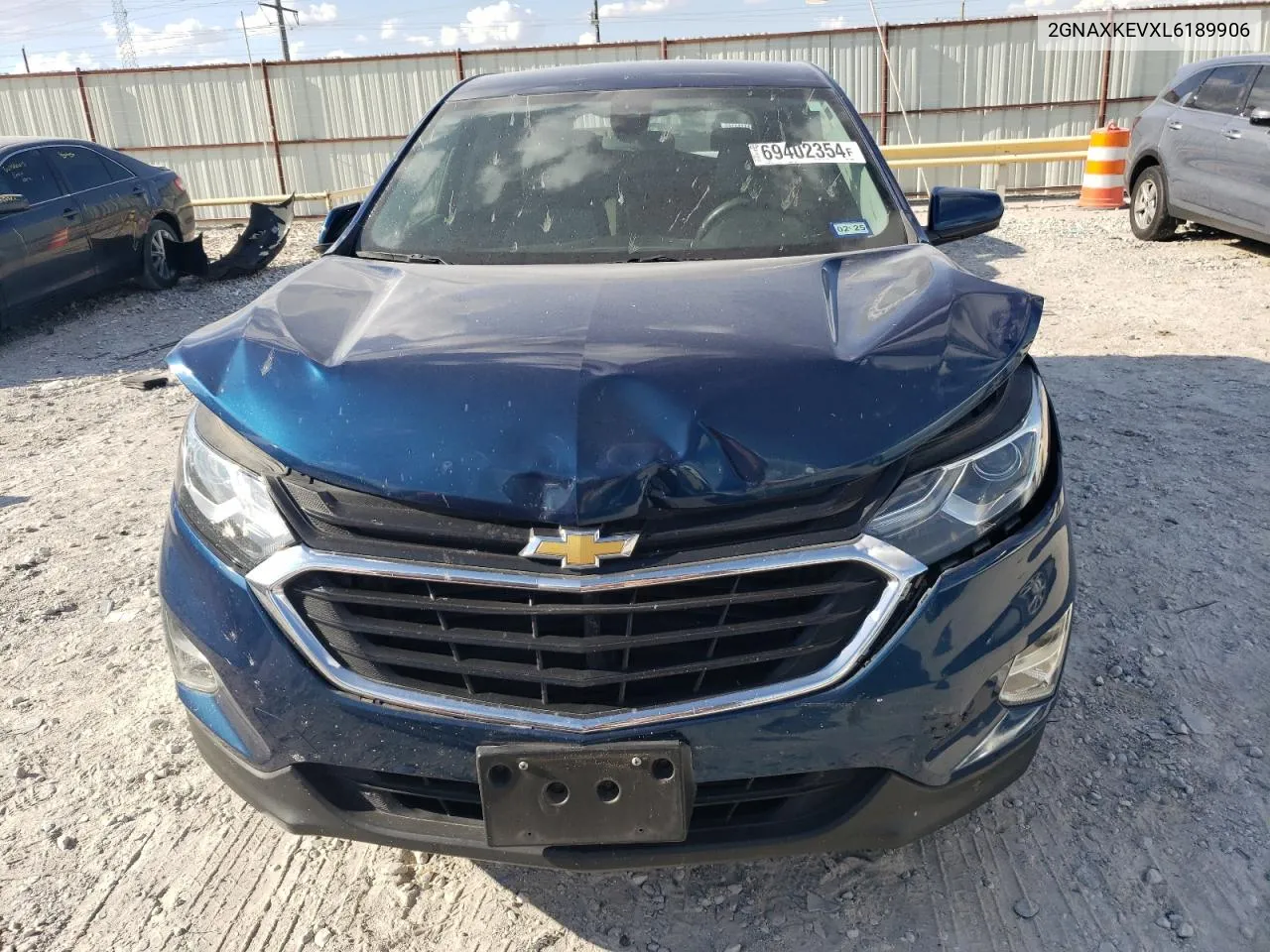 2020 Chevrolet Equinox Lt VIN: 2GNAXKEVXL6189906 Lot: 69402354