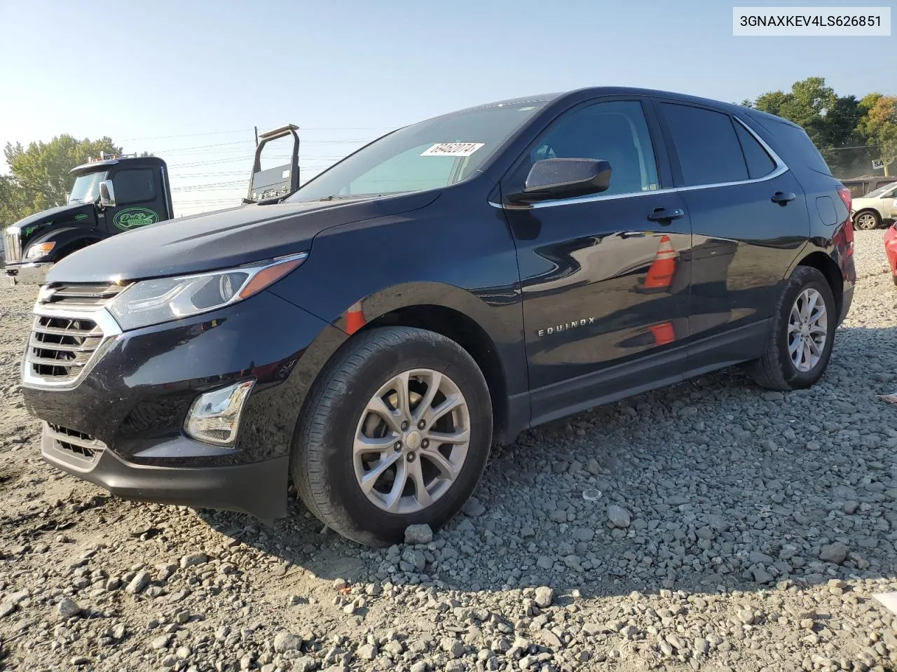 2020 Chevrolet Equinox Lt VIN: 3GNAXKEV4LS626851 Lot: 69462074