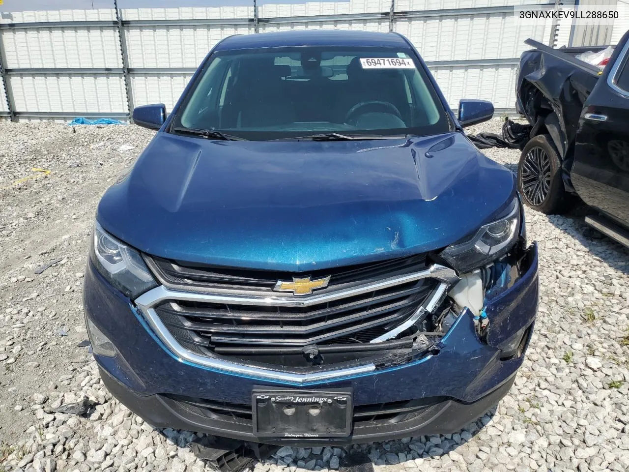 2020 Chevrolet Equinox Lt VIN: 3GNAXKEV9LL288650 Lot: 69471694