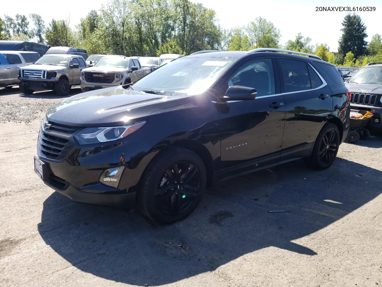 2020 Chevrolet Equinox Lt VIN: 2GNAXVEX3L6160539 Lot: 69519724