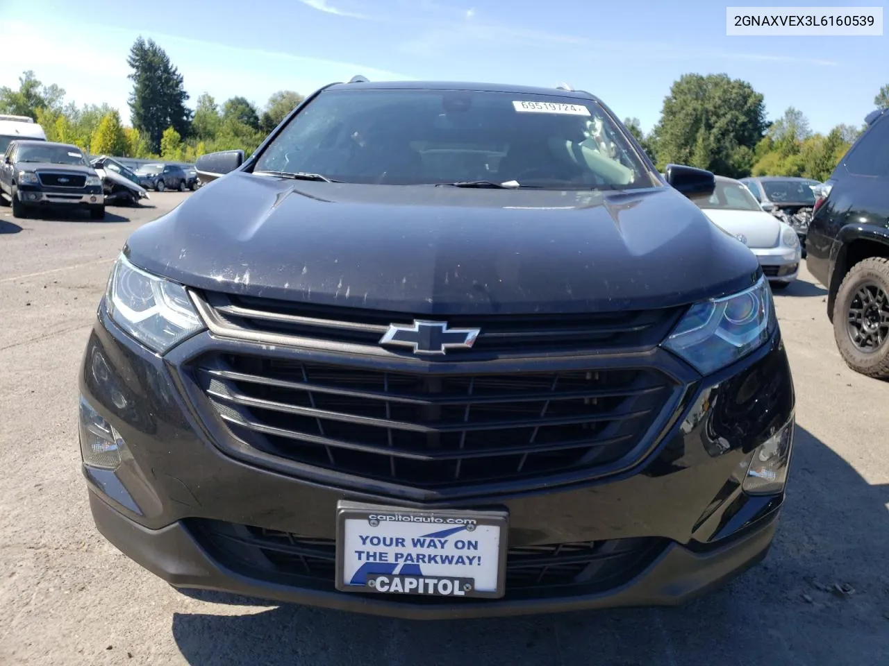 2020 Chevrolet Equinox Lt VIN: 2GNAXVEX3L6160539 Lot: 69519724