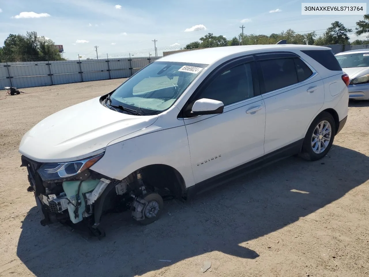 2020 Chevrolet Equinox Lt VIN: 3GNAXKEV6LS713764 Lot: 69569024