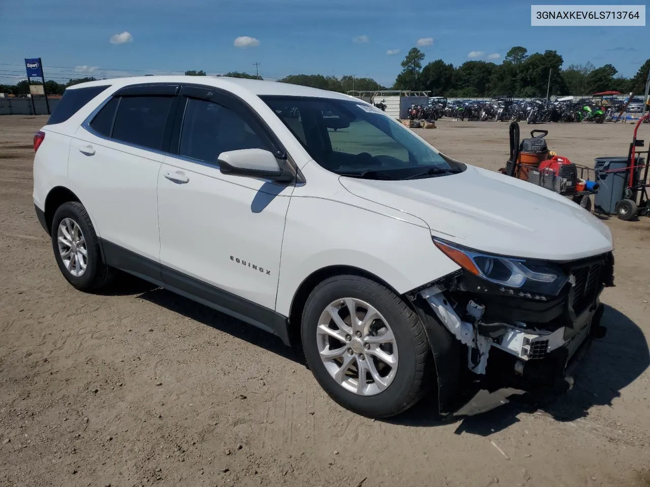 2020 Chevrolet Equinox Lt VIN: 3GNAXKEV6LS713764 Lot: 69569024