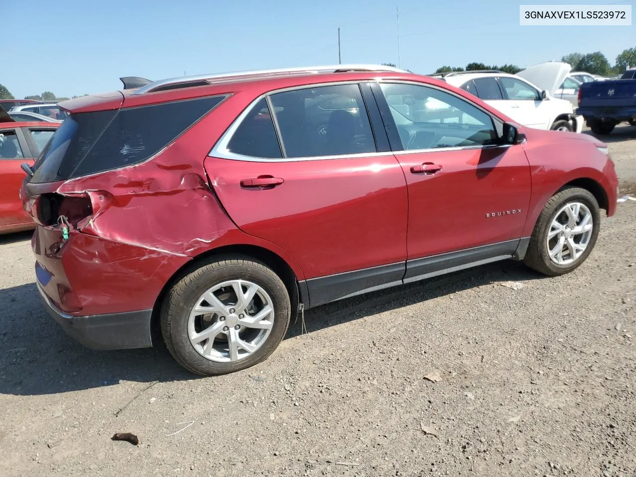 2020 Chevrolet Equinox Lt VIN: 3GNAXVEX1LS523972 Lot: 69573424