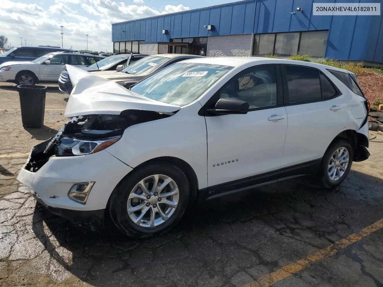 2020 Chevrolet Equinox Ls VIN: 2GNAXHEV4L6182811 Lot: 69617914