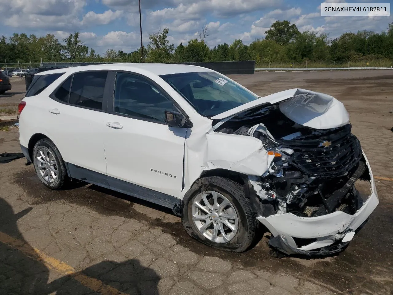 2020 Chevrolet Equinox Ls VIN: 2GNAXHEV4L6182811 Lot: 69617914