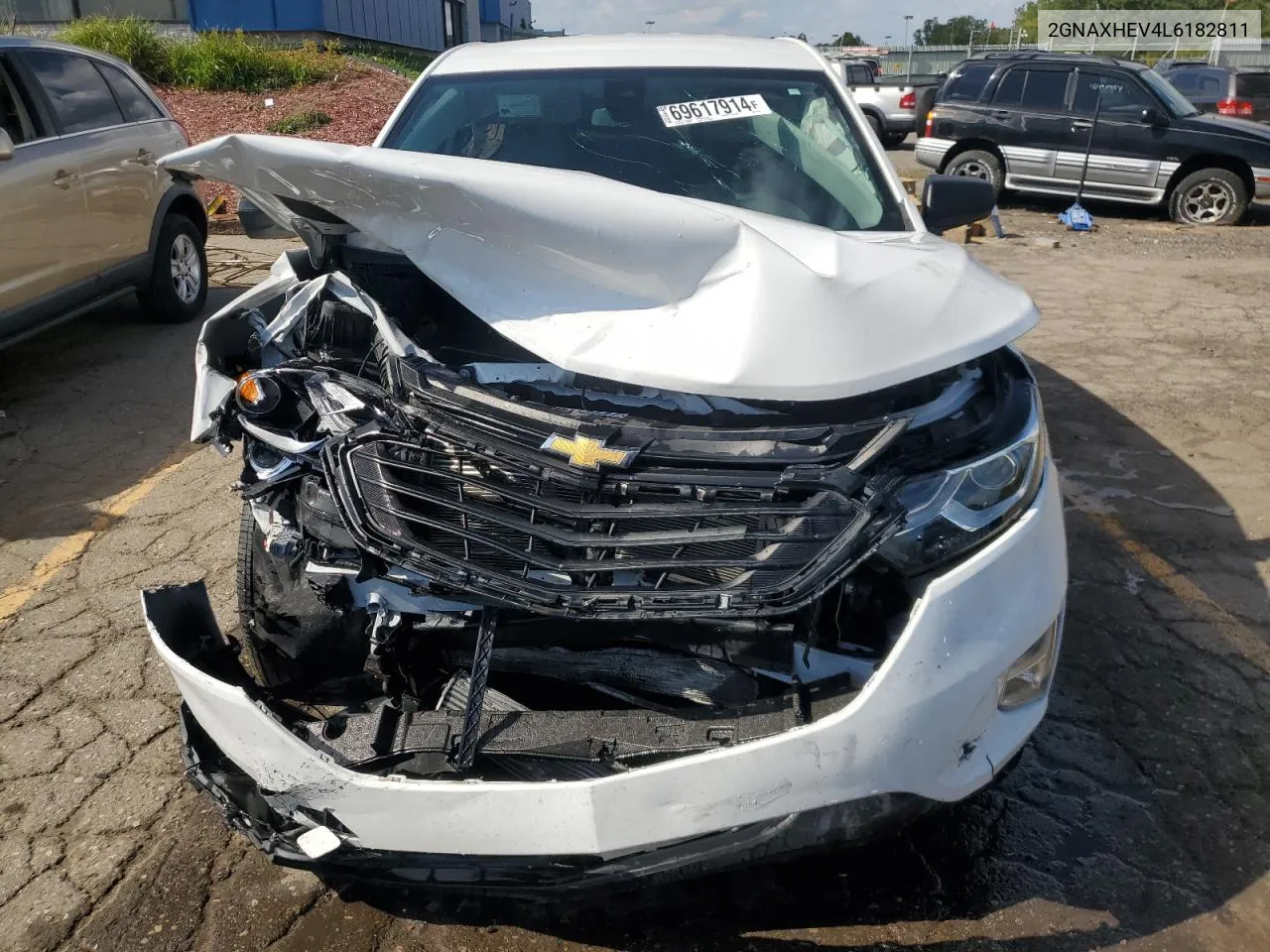 2020 Chevrolet Equinox Ls VIN: 2GNAXHEV4L6182811 Lot: 69617914