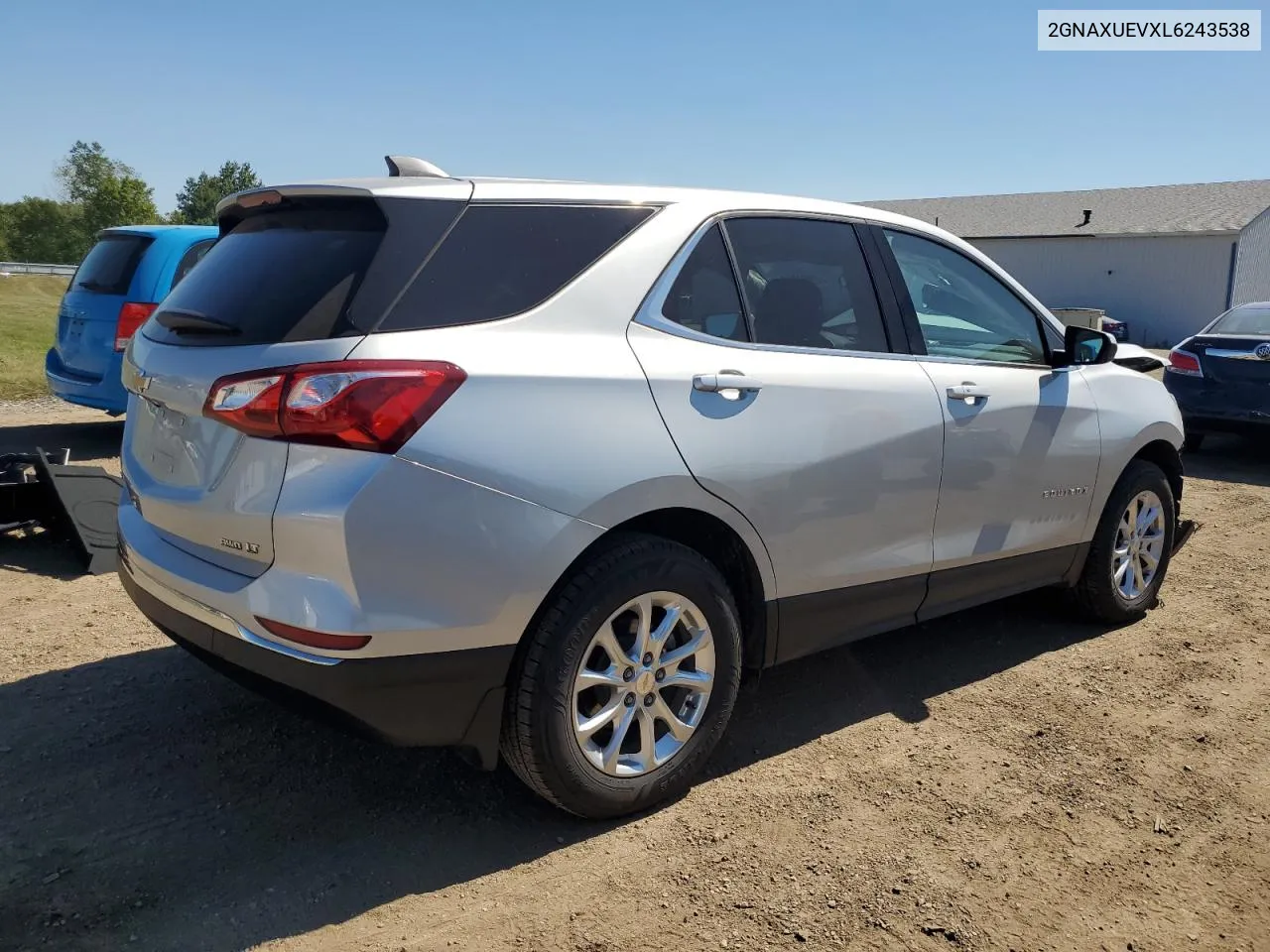 2020 Chevrolet Equinox Lt VIN: 2GNAXUEVXL6243538 Lot: 69625674