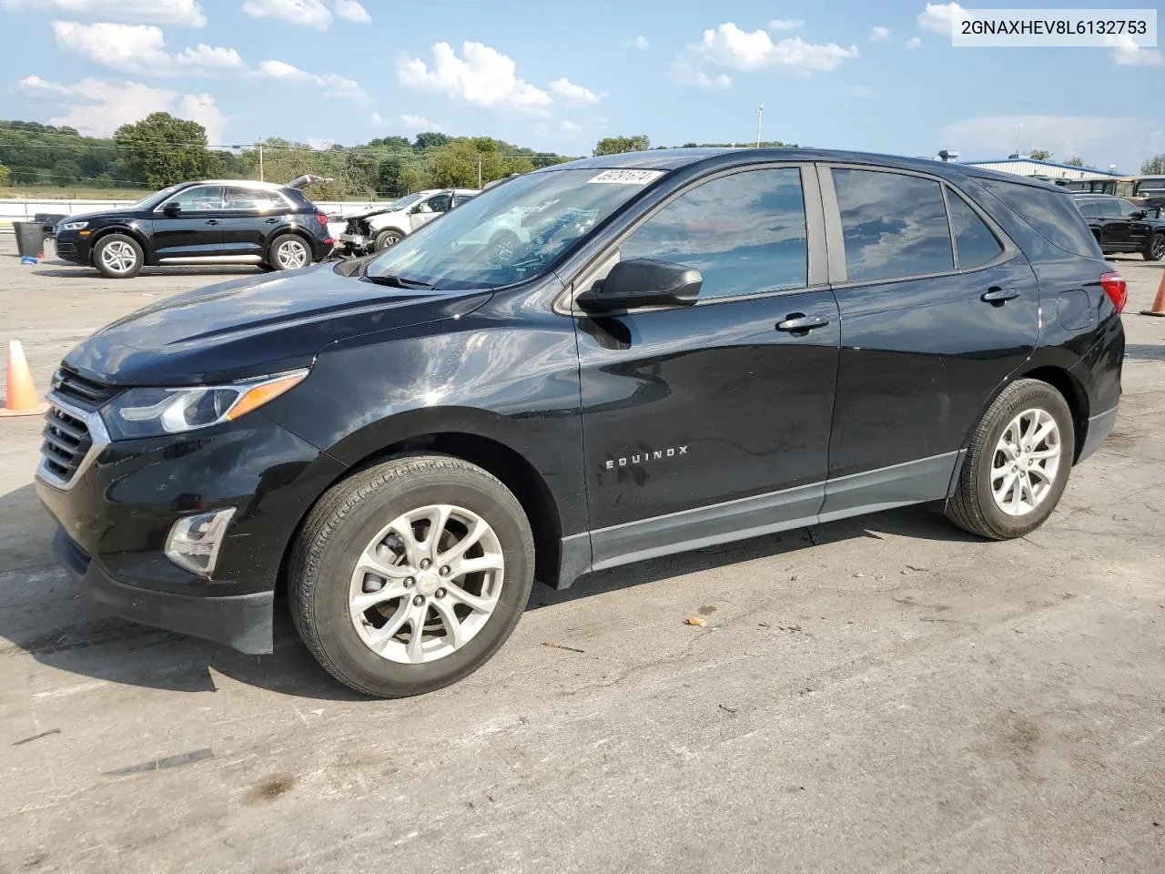 2020 Chevrolet Equinox Ls VIN: 2GNAXHEV8L6132753 Lot: 69791674