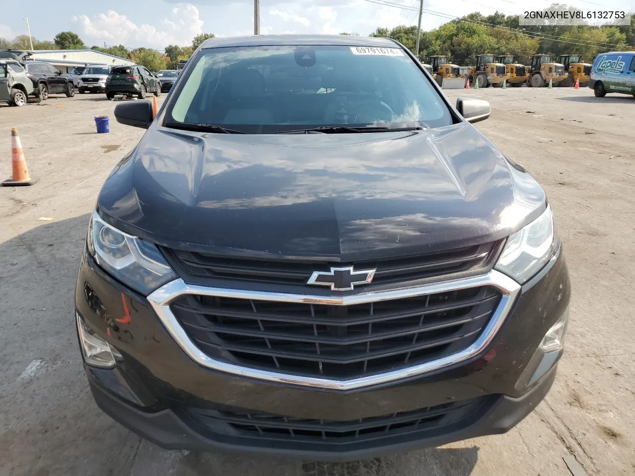 2020 Chevrolet Equinox Ls VIN: 2GNAXHEV8L6132753 Lot: 69791674